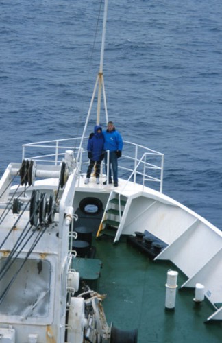 Starting across the Drake Passage